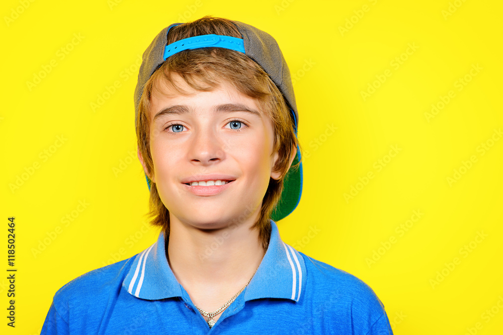 smiling teen boy smiling teen boy
