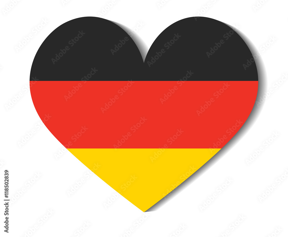 heart flag germany heart flag germany