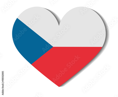heart flag czech Free Download heart flag czech - GFXLoad
