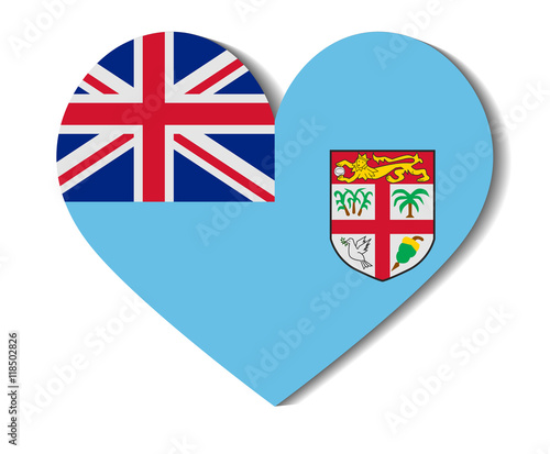 heart flag fiji