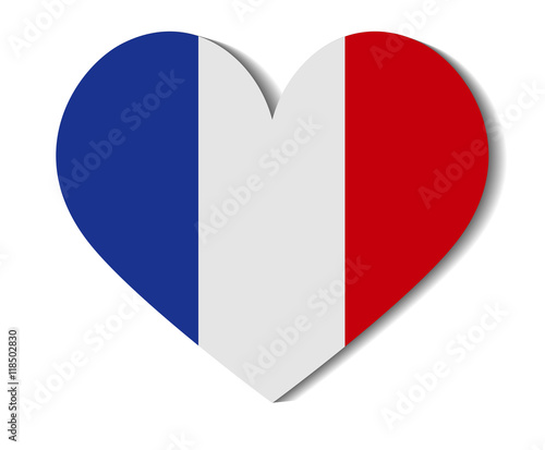 Free Download heart flag france - GFXLoad