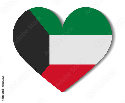 heart flag kuwait Free Download heart flag kuwait - GFXLoad