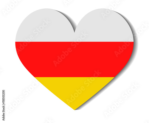 heart flag south ossetia Free Download heart flag south ossetia - GFXLoad