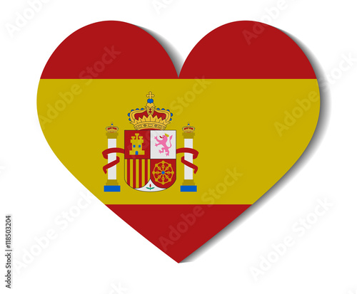 heart flag spain