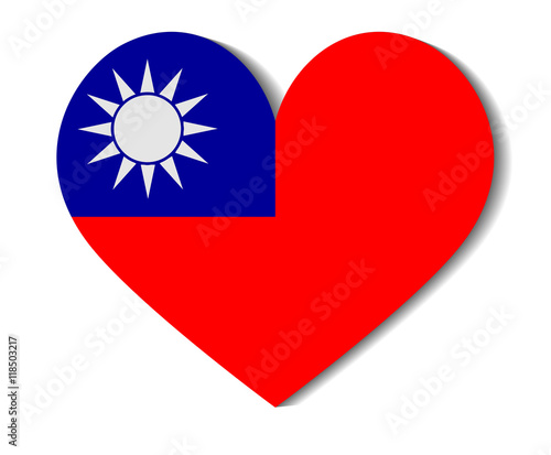 heart flag taiwan Free Download heart flag taiwan - GFXLoad