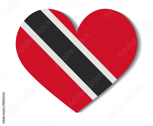 Free Download heart flag trinidad and tobago - GFXLoad
