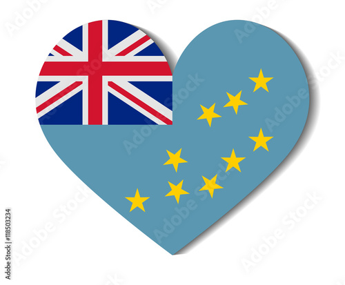 heart flag tuvalu Free Download heart flag tuvalu - GFXLoad
