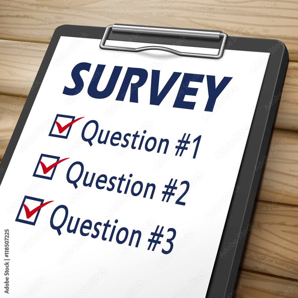 survey clipboard illustration