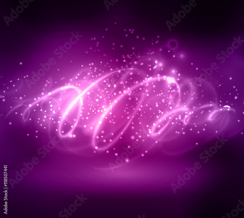 Abstract background with sparks