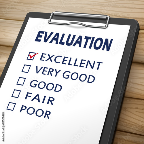 evaluation clipboard illustration