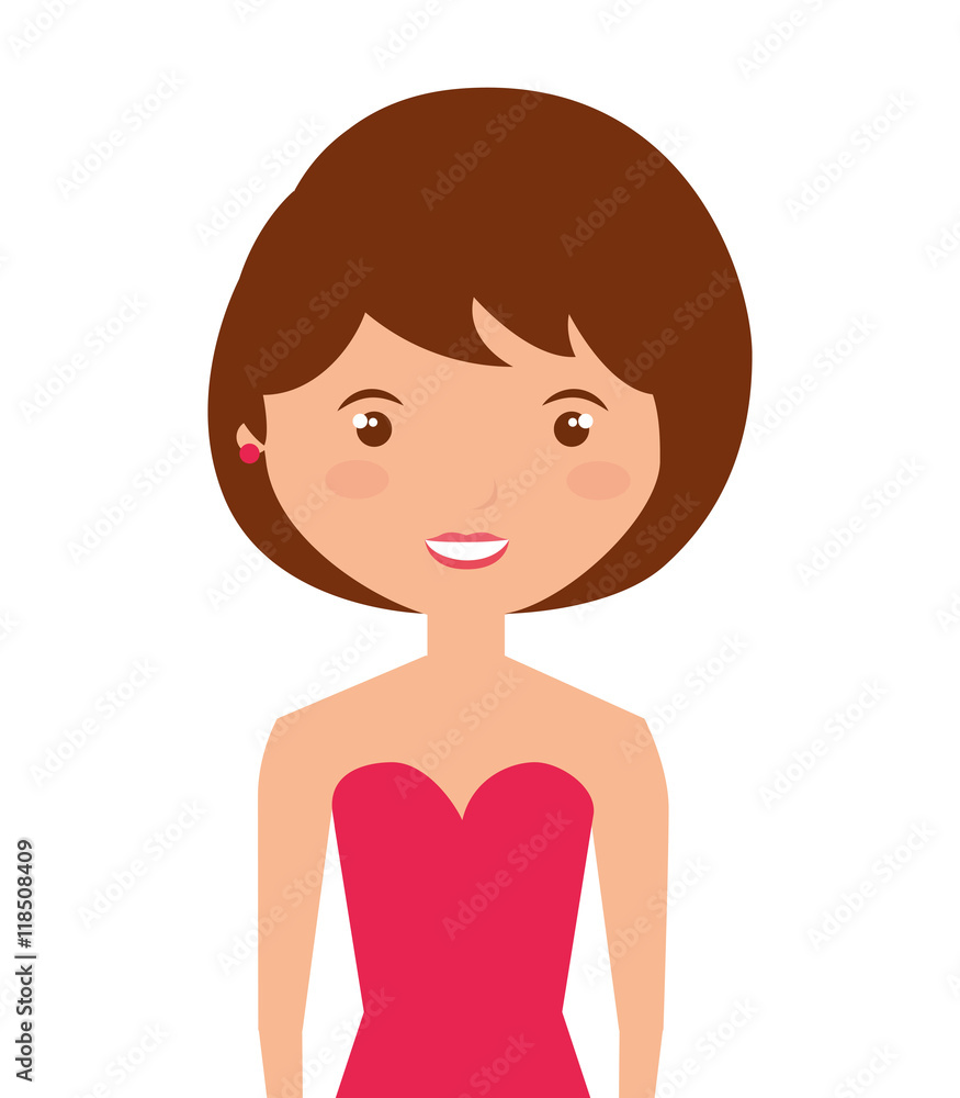 young woman with summer fashion young woman with summer fashion