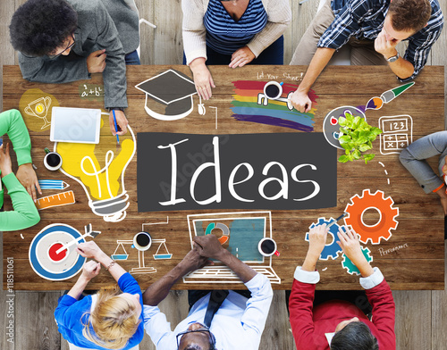 Ideas Inspire Creative Thinking Motivation Concept photo