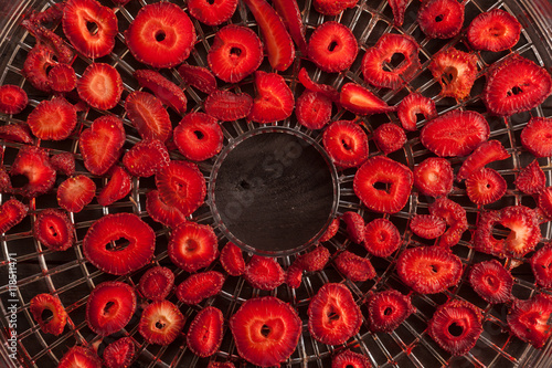 Strawberries and drier concept