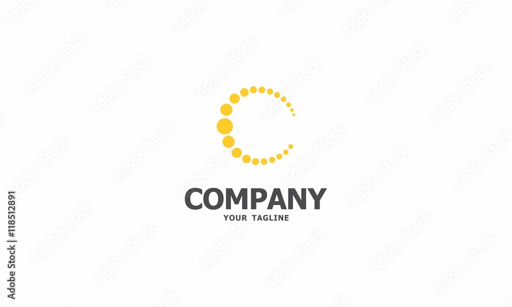 Fototapeta premium Typography logo by OriQ