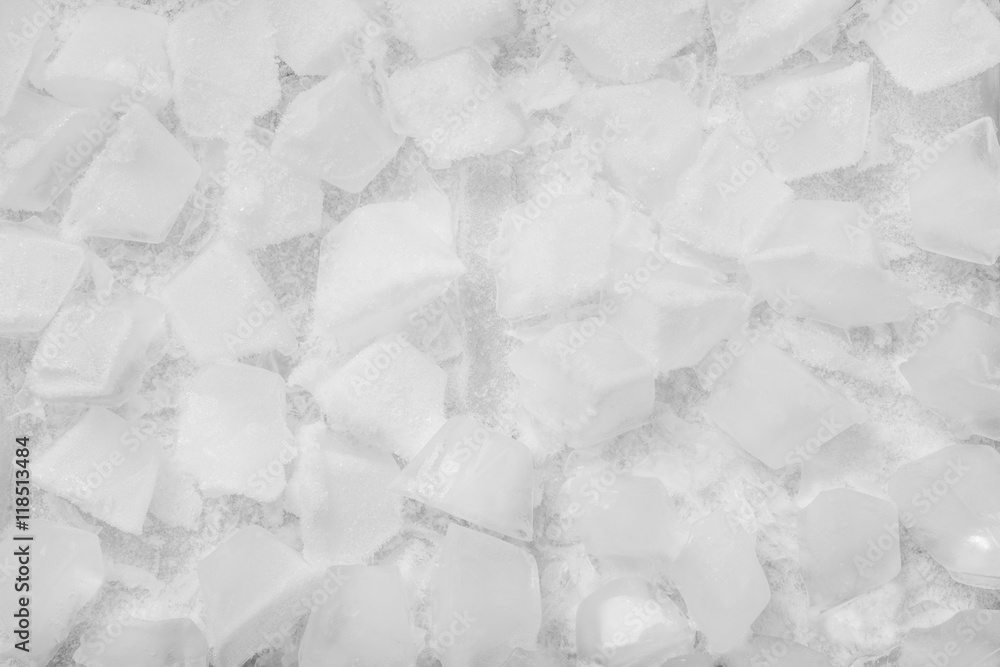 Obraz premium Ice cubes detail