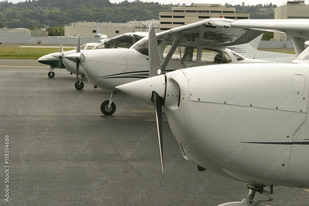 Naklejka premium On The Flight Line