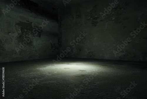 Dark room empty.