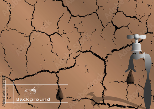 waterless cracked soil background, water shortage