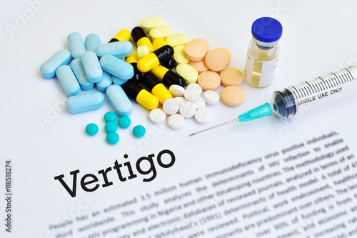 Drugs for vertigo disease treatment
 photo