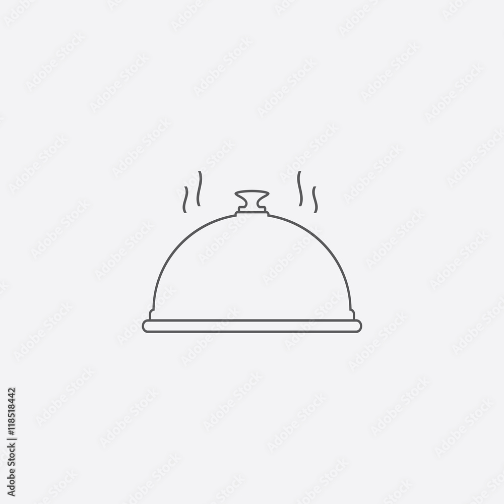 Tray line icon Tray line icon