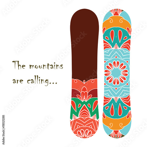 snowboard pattern