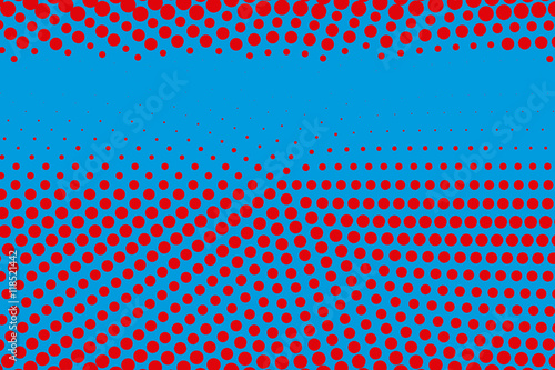 Abstract Creative concept vector comics pop art style blank layout template with clouds beams and isolated dots pattern on background. For Web and Mobile Applications, illustration template design