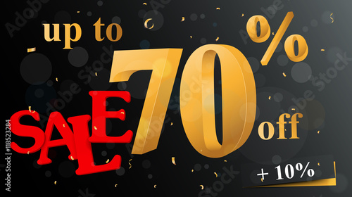 Discount sale banner 