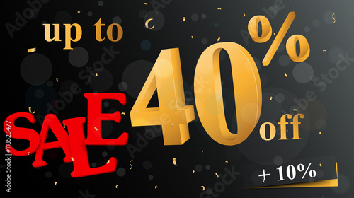 Discount sale banner 