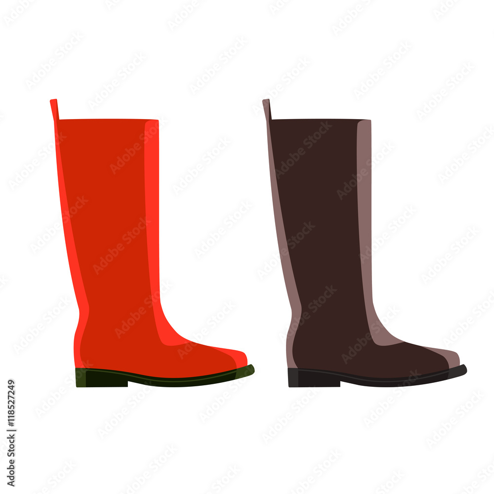 custom rubber boots