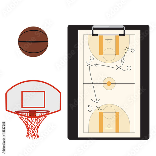 Basketball icon set