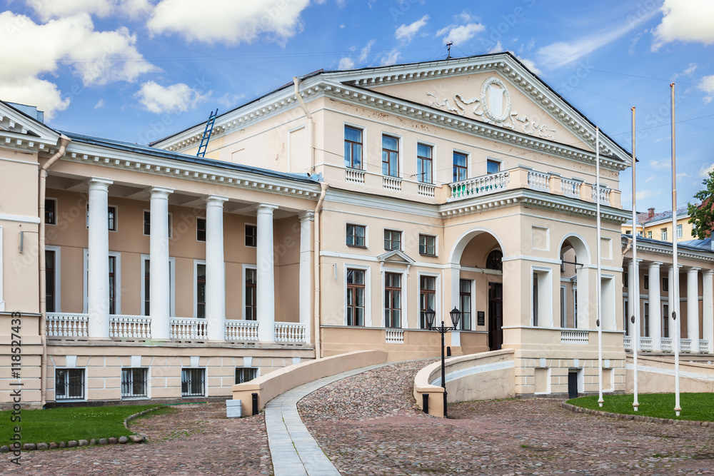 Yusupov Palace at Sadovaya Street/ Fontanka river in St. Petersb