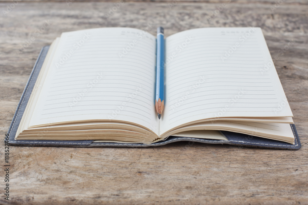 Blank empty notepad Blank empty notepad