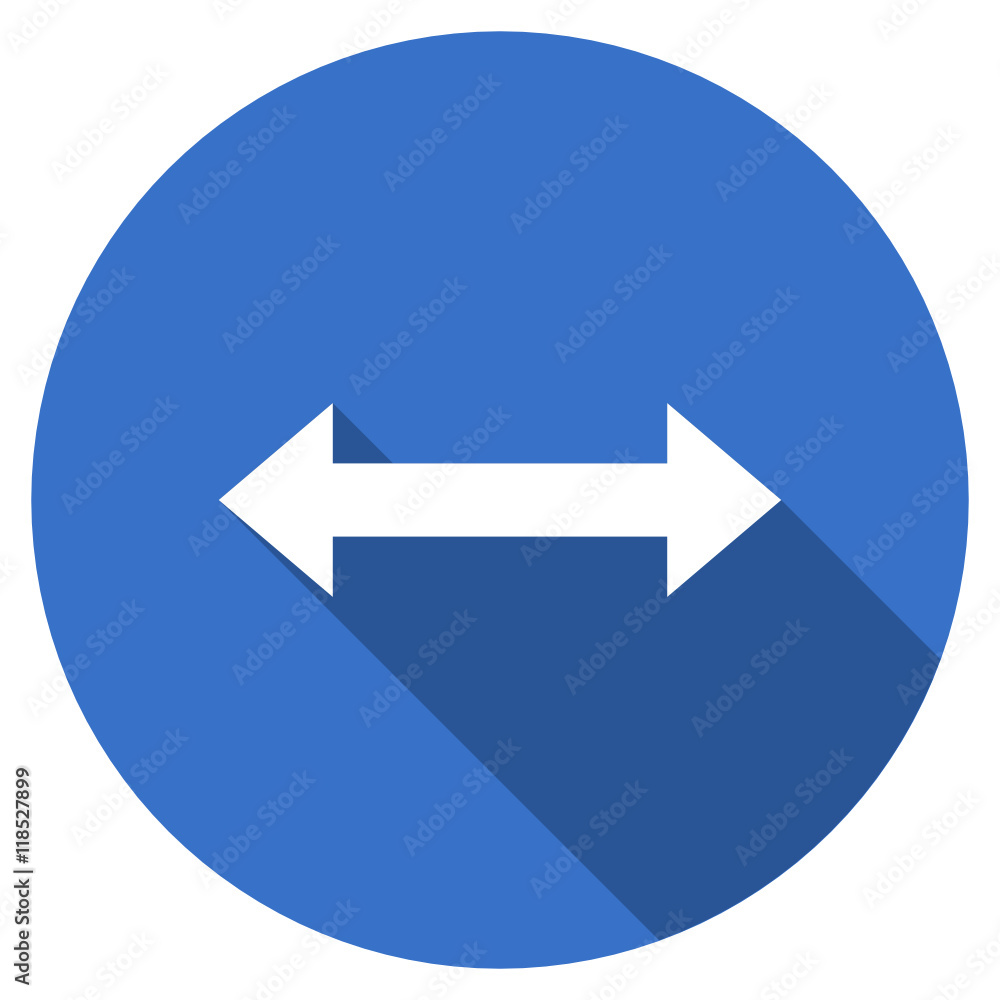 Flat design blue round web vector icon Flat design blue round web vector icon