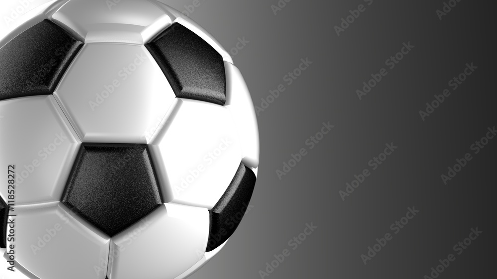 Soccer ball. 3D illustration. 3D CG. Soccer ball. 3D illustration. 3D CG.