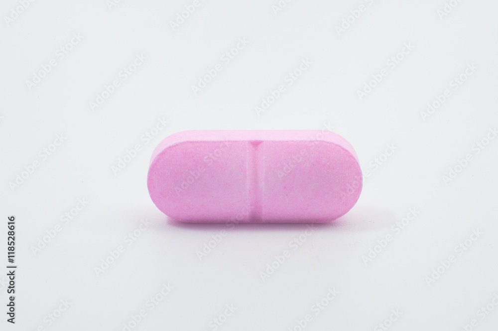 Pills and capsules on white background Pills and capsules on white background