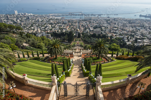 The Bahai gardens in Haifa, Israel