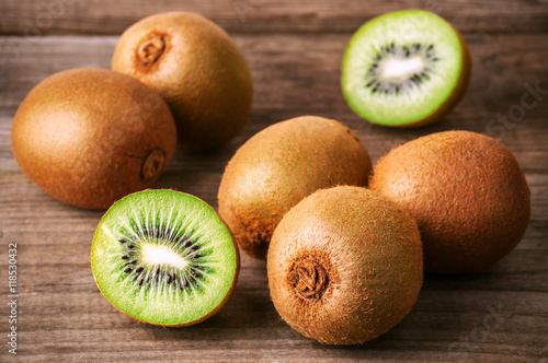 heap of ripe kiwi