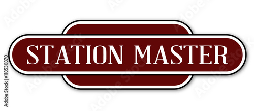 Station Master Station Sign