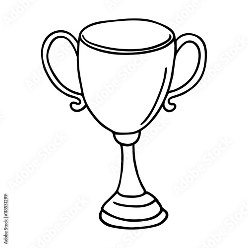 Cup icon. Outlined
