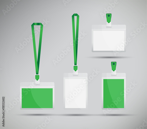 green lanyards