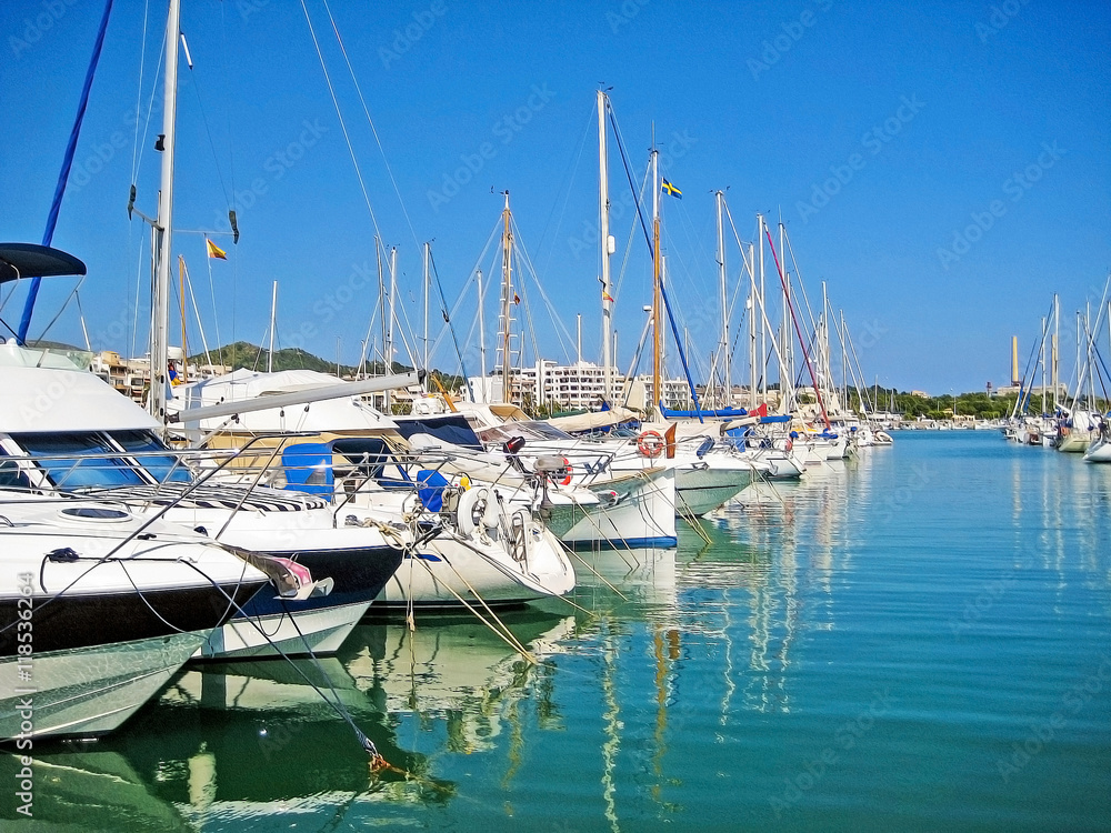 Alcudia port, Majorca