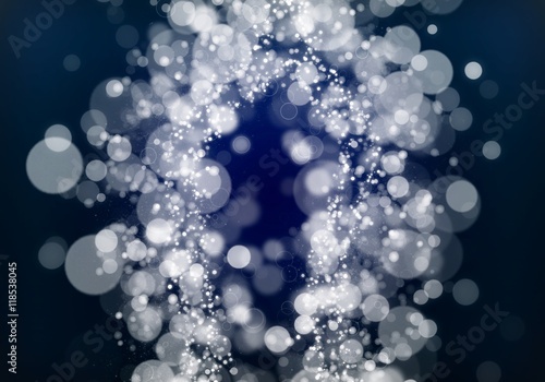 Wallpaper Mural abstract white blue  bokeh background Torontodigital.ca