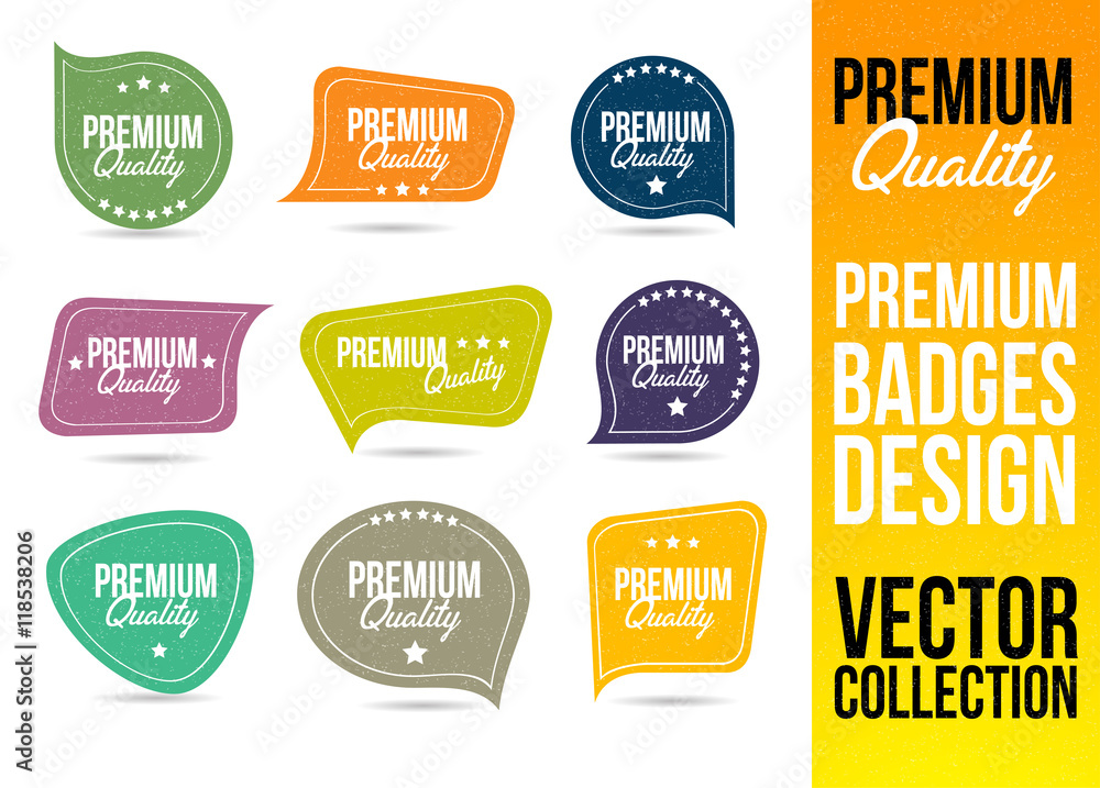 Premium Quality Logo Badge and Emblem in Flat Design Style.