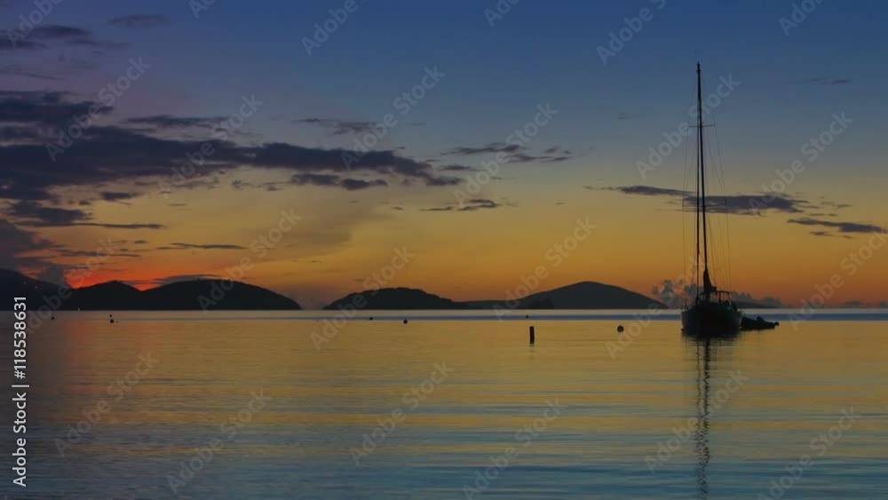 Sunset from Maho Bay,St John, United States Virgin Islands Sunset from Maho Bay,St John, United States Virgin Islands