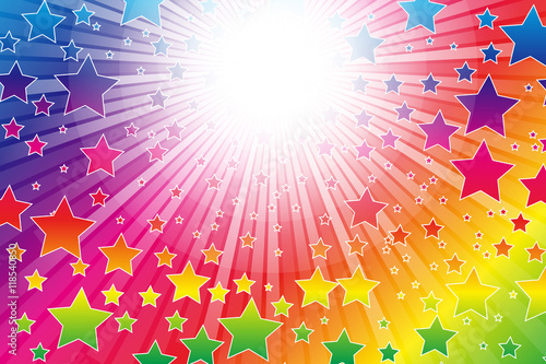 #Background #wallpaper #Vector #Illustration #design #free #free_size #charge_free #colorful #color rainbow,show business,entertainment,party,image  背景素材壁紙,スターバースト,スターマイン,ダスト,星屑,光,花火,虹色,キラキラ,輝き,レインボー