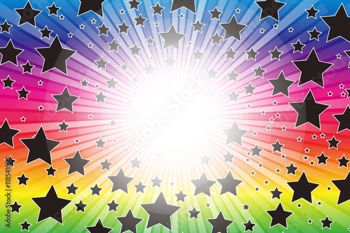 #Background #wallpaper #Vector #Illustration #design #free #free_size #charge_free #colorful #color rainbow,show business,entertainment,party,image  背景素材壁紙,スターバースト,スターマイン,ダスト,星屑,光,花火,虹色,キラキラ,輝き,レインボー