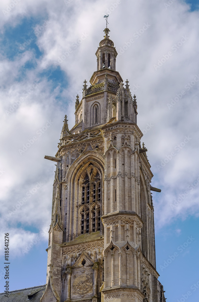 st. Peter church in Coutances, France