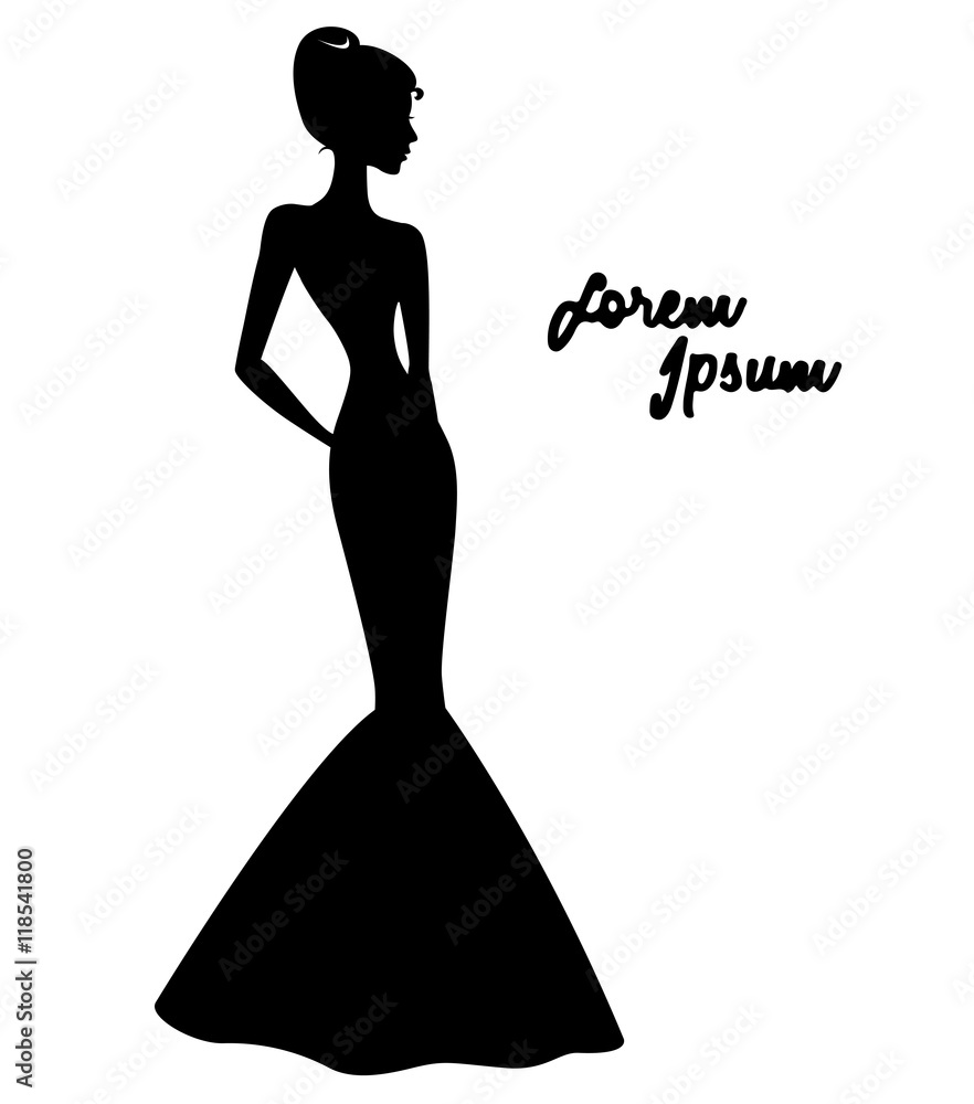 Fotografie Elegant silhouette