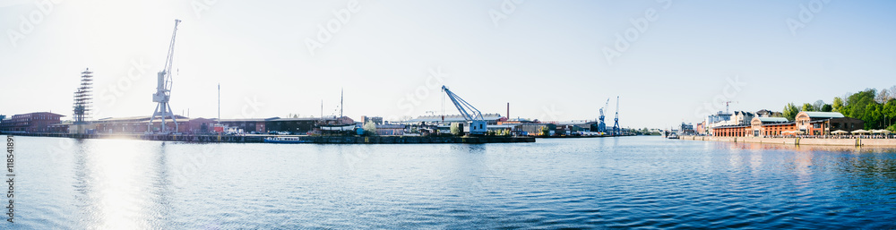 Hafenpanorama/Lübecker Hafen