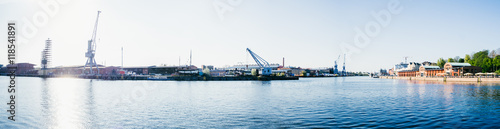 Hafenpanorama/Lübecker Hafen © Kotarl